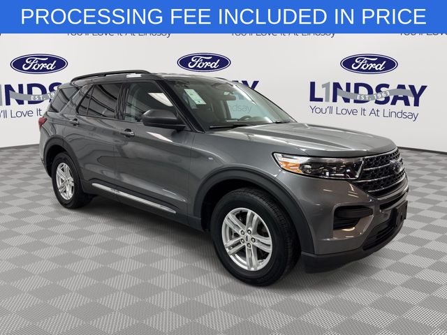 Gray Metallic 2023 Ford Explorer XLT AWD SUV / Crossover All-Wheel Drive Automatic