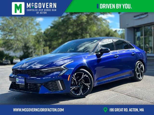 Yacht Blue 2025 Kia K5 GT-Line FWD Sedan Front-Wheel Drive 8-Speed Automatic