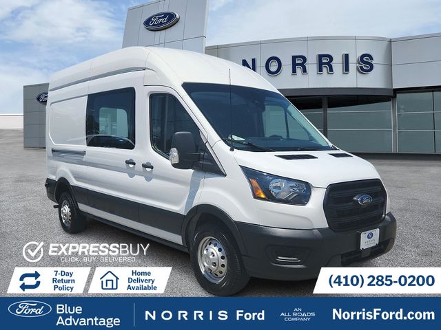 Oxford White 2020 Ford Transit Cargo Van Rear-Wheel Drive