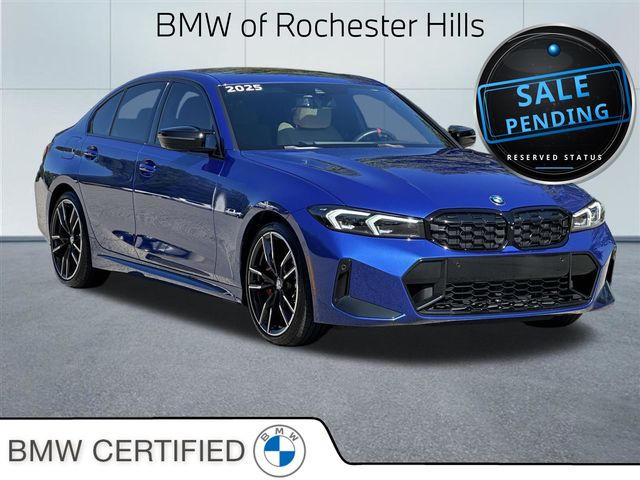 Portimao Blue Metallic 2025 BMW 3 Series Sedan All-Wheel Drive 8-Speed Automatic