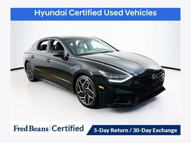 Onyx Black 2023 Hyundai Sonata Sedan Front-Wheel Drive 8-Speed Dual Clutch