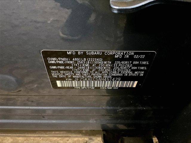 2022 Subaru Forester Premium Blue at South Hills Kia
