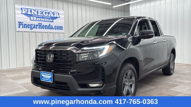 Crystal Black Pearl 2023 Honda Ridgeline RTL-E AWD Pickup Truck All-Wheel Drive 9-Speed Automatic