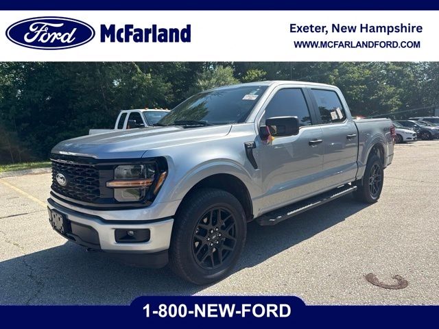 Silver 2024 Ford F-150 Pickup Truck Four-Wheel Drive Automatic