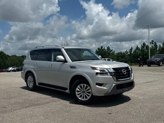 Brilliant Silver Metallic 2024 Nissan Armada SUV / Crossover 4X2 7-Speed Automatic