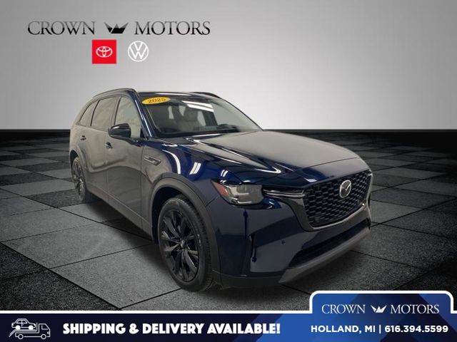 Crystal Blue 2025 Mazda CX-90 PHEV Premium Sport AWD SUV / Crossover All-Wheel Drive 8-Speed Automatic
