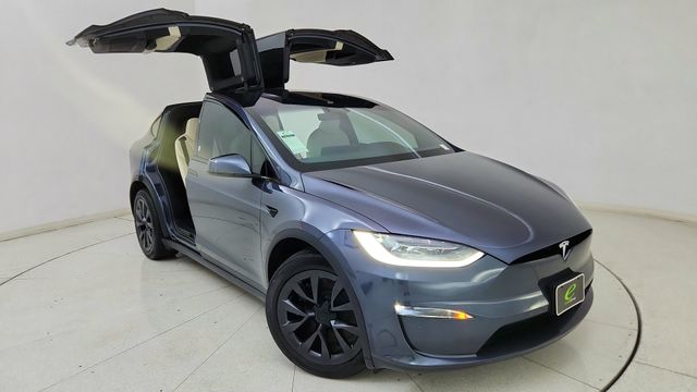Blue 2023 Tesla Model X Standard Range AWD Sedan All-Wheel Drive 1-Speed Automatic