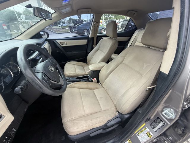 2015 Toyota Corolla LE Brown at Texan Dodge Chrysler Jeep Ram