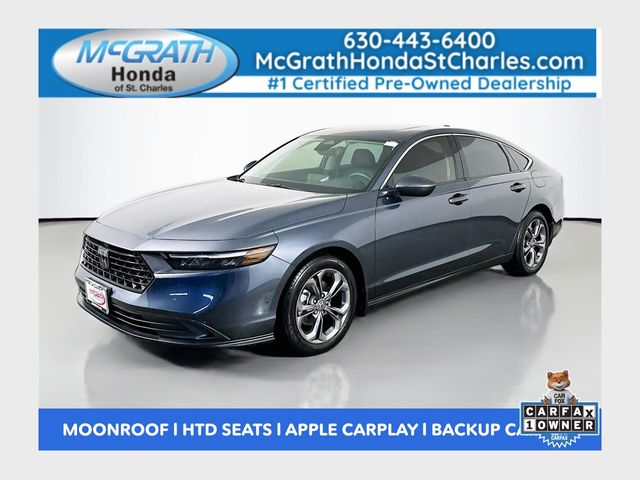 Meteorite Gray Metallic 2023 Honda Accord Sedan Front-Wheel Drive Continuously Variable Transmission