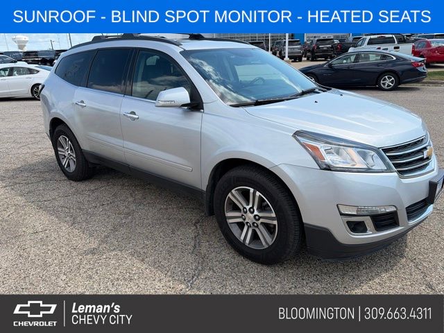 Silver Ice Metallic 2017 Chevrolet Traverse SUV / Crossover All-Wheel Drive 6-Speed Automatic