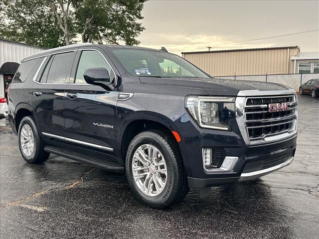 Midnight Blue Metallic 2023 GMC Yukon SUV / Crossover Four-Wheel Drive 10-Speed Automatic