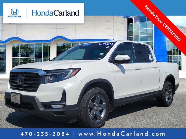 Platinum White Pearl 2023 Honda Ridgeline RTL AWD Pickup Truck All-Wheel Drive 9-Speed Automatic