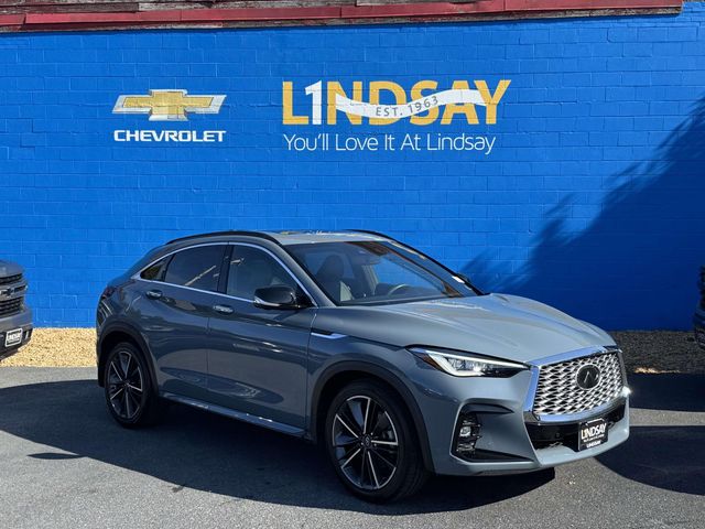 Slate Gray 2023 INFINITI QX55 SUV / Crossover All-Wheel Drive Continuously Variable Transmission