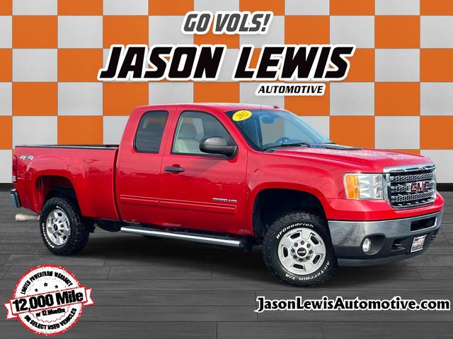 Fire Red 2012 GMC Sierra 2500HD Pickup Truck Four-Wheel Drive 6-Speed Automatic
