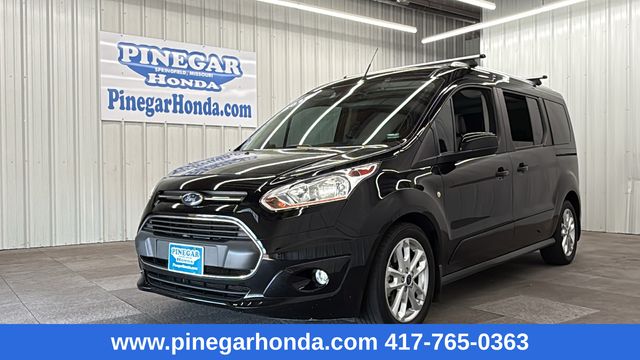 Shadow Black 2017 Ford Transit Connect Wagon Titanium LWB FWD with Rear Liftgate Van Front-Wheel Drive 6-Speed Automatic