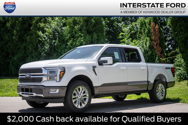 White Metallic 2026 Ford F-150 Pickup Truck Four-Wheel Drive Automatic