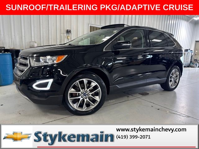 Black 2018 Ford Edge SUV / Crossover All-Wheel Drive 6-Speed Automatic