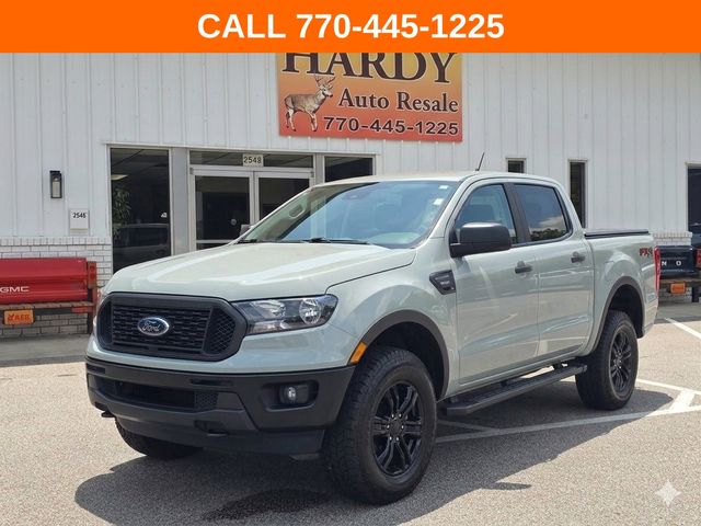 Cactus Gray 2022 Ford Ranger Pickup Truck Four-Wheel Drive Automatic