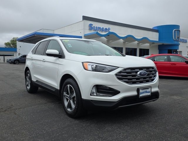 White Metallic 2022 Ford Edge SEL AWD SUV / Crossover All-Wheel Drive 8-Speed Automatic