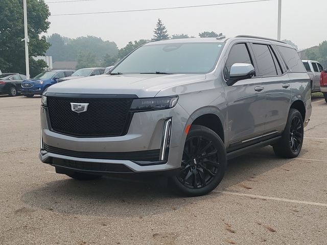 Argent Silver Metallic 2023 Cadillac Escalade SUV / Crossover Four-Wheel Drive Automatic