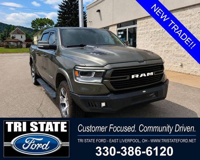 Olive Green Pearlcoat 2021 RAM 1500 Pickup Truck Four-Wheel Drive 8-Speed Automatic