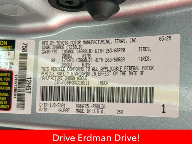 Used 2025 Toyota Tundra Truck