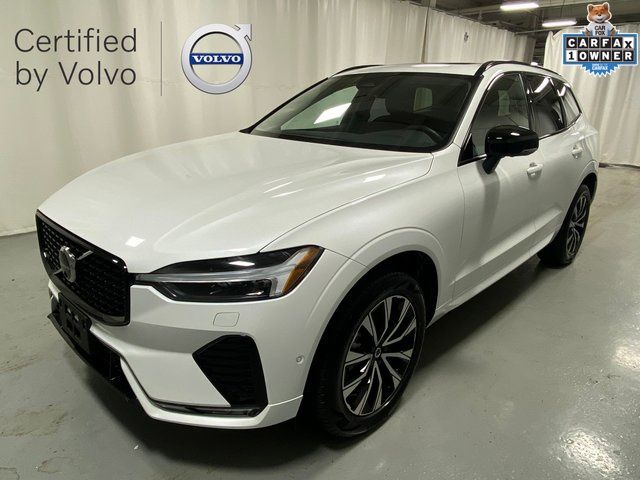 Crystal White Metallic 2025 Volvo XC60 B5 Plus Dark Theme AWD SUV / Crossover All-Wheel Drive Automatic