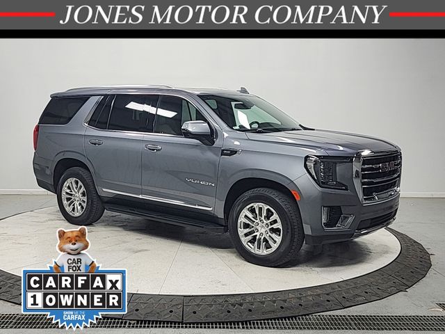 Gray (Steel Metallic) 2021 GMC Yukon SLT RWD SUV / Crossover 4X2 Automatic