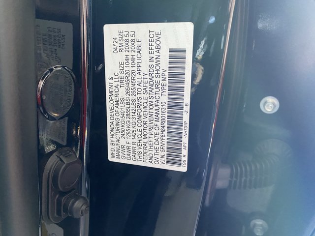 Certified Used 2024 Crystal Black Pearl Honda Black Edition image 36
