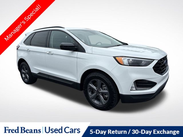 Oxford White 2023 Ford Edge SEL AWD SUV / Crossover All-Wheel Drive 8-Speed Automatic