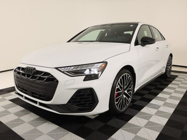 Glacier White 2026 Audi S3 Sedan All-Wheel Drive 7-Speed Automatic
