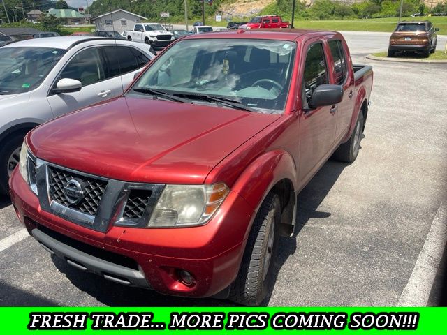 Lava Red 2017 Nissan Frontier Pickup Truck Four-Wheel Drive 5-Speed Automatic Overdrive