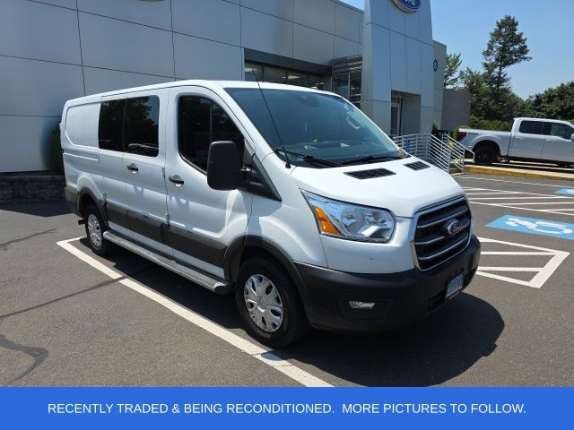 Oxford White 2020 Ford Transit Cargo Van Rear-Wheel Drive 