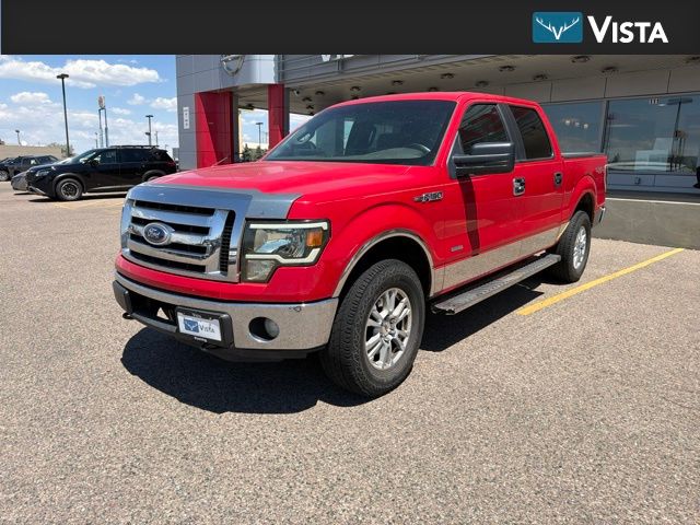 Vermillion Red 2012 Ford F-150 Pickup Truck Four-Wheel Drive 6-Speed Automatic