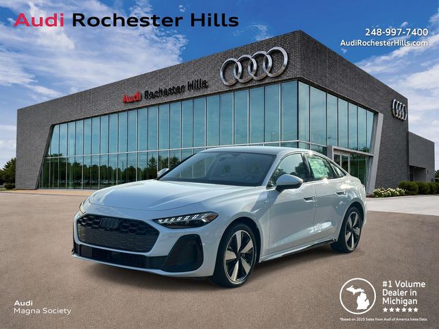 Glacier White 2026 Audi A5 Coupe  7-Speed Automatic