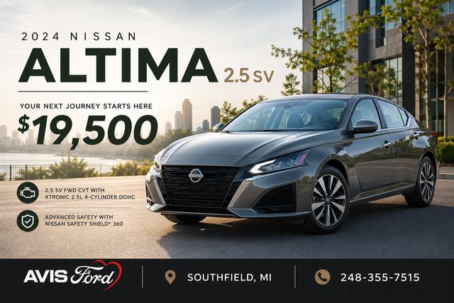  2024 Nissan Altima 2.5 SV FWD   