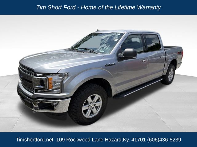 Silver 2020 Ford F-150 Pickup Truck Four-Wheel Drive Automatic