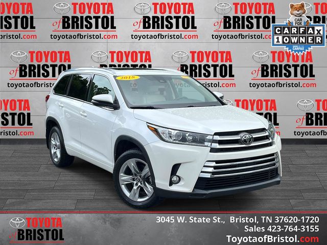 White (Blizzard Pearl) 2018 Toyota Highlander SUV / Crossover All-Wheel Drive 8-Speed Automatic