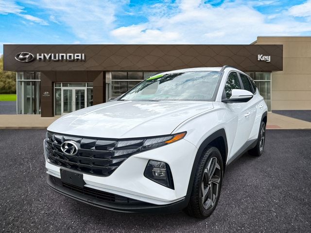 Serenity White Pearl 2023 Hyundai Tucson SUV / Crossover All-Wheel Drive 8-Speed Automatic