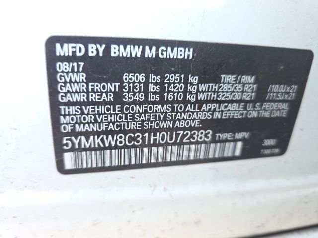 Used 2017 BMW X6 M SUV