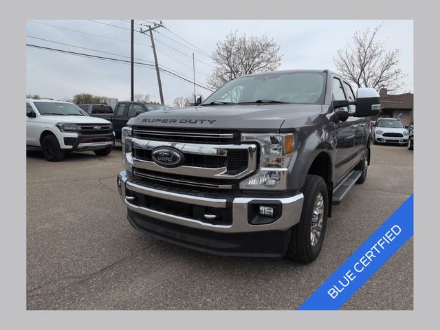 Gray Metallic 2022 Ford F-250 Super Duty XLT Crew Cab 4WD Pickup Truck Four-Wheel Drive Automatic