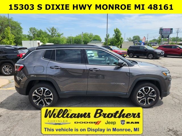 2024 Jeep Compass Limited - Baltic Gray Metallic Clearcoat exterior view 2