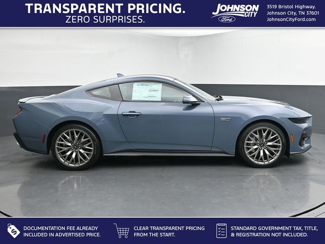 Vapor Blue 2025 Ford Mustang GT Premium Fastback RWD Coupe Rear-Wheel Drive 6-Speed Manual