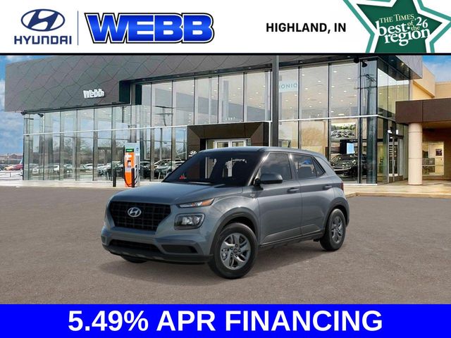 Ecotronic Gray 2026 Hyundai Venue SUV / Crossover Front-Wheel Drive Continuously Variable Transmission