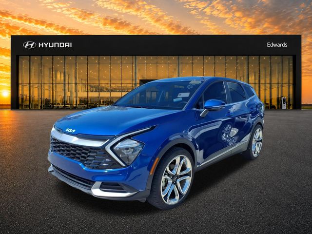 Sapphire Blue 2023 Kia Sportage SUV / Crossover Front-Wheel Drive 8-Speed Automatic