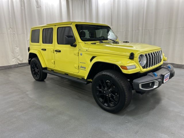 High Velocity Clearcoat 2024 Jeep Wrangler 4xe Sahara 4WD SUV / Crossover Four-Wheel Drive 8-Speed Automatic