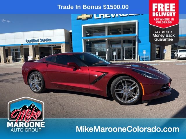 Long Beach Red Metallic Tintcoat 2019 Chevrolet Corvette Stingray Z51 2LT Coupe RWD Coupe Rear-Wheel Drive 7-Speed Manual