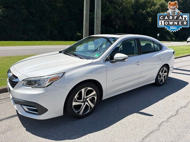 Crystal White Pearl 2021 Subaru Legacy Sedan All-Wheel Drive Continuously Variable Transmission