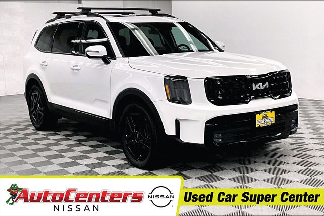 Glacial White Pearl 2024 Kia Telluride SX X-Line AWD SUV / Crossover All-Wheel Drive 8-Speed Automatic