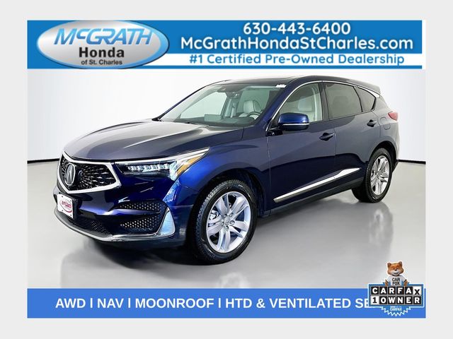 Fathom Blue Pearl 2019 Acura RDX SUV / Crossover All-Wheel Drive Automatic